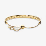 Cross Stripes & Stone Bracelet