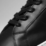 Black mesh sock sneakers