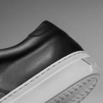 Black mesh sock sneakers