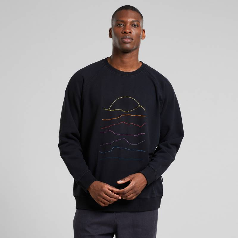 Black Stripes Stone Sweatshirt Black Stripes Stone Sweatshirt