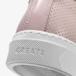 Lace-up sneakers with pink details