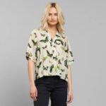 Odense Blouse Butterfly White