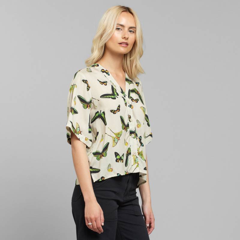 Odense Blouse Butterfly White Odense Blouse Butterfly White