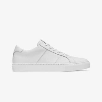 Sneakers with beige stripes