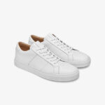 Sneakers with beige stripes